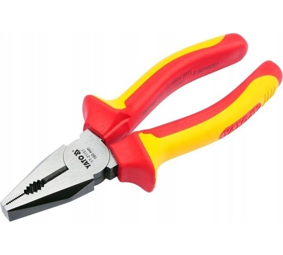 Изображение товара Универсальные диэлектрические плоскогубцы YATO 160мм YT-21151