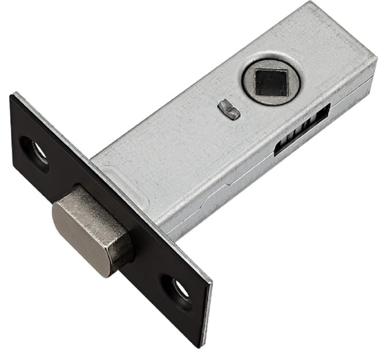 Изображение товара Дверная защелка MORELLI B6-45 BL задвижка врезная цвет-черный Морелли 9013938