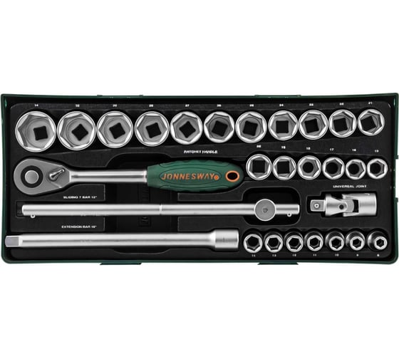 Изображение товара Набор торцевых головок Jonnesway S04H4728SP