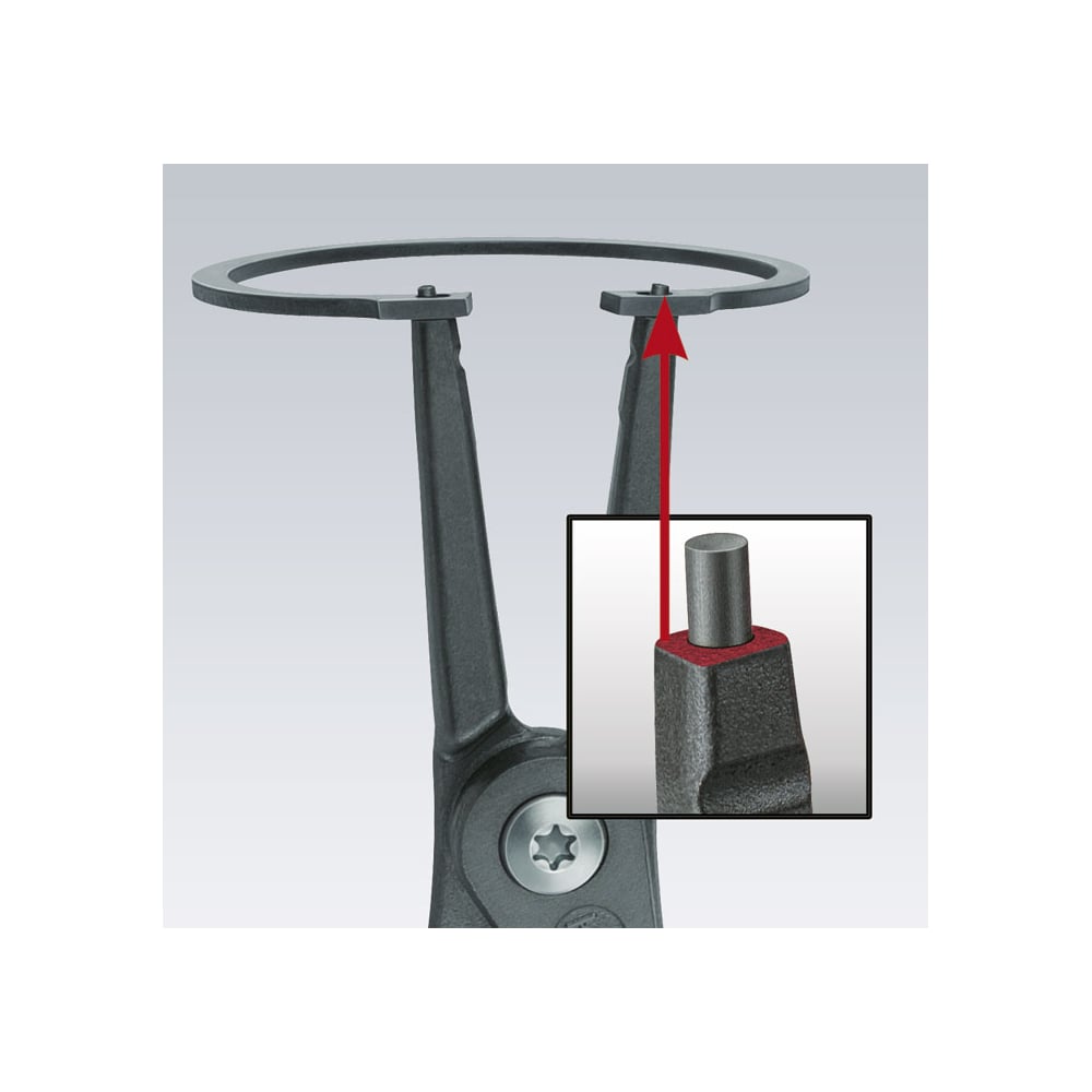 Изображение товара Прецизионные щипцы для внешних стопорных колец KNIPEX KN-4911A0