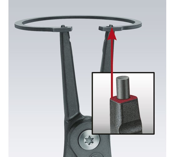 Изображение товара Прецизионные щипцы для внешних стопорных колец KNIPEX KN-4911A0