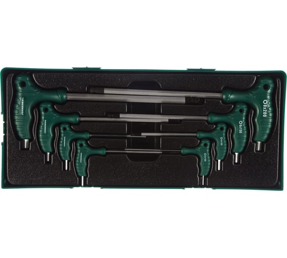 Изображение товара Комплект угловых двусторонних шестигранников Jonnesway H10MB08ST