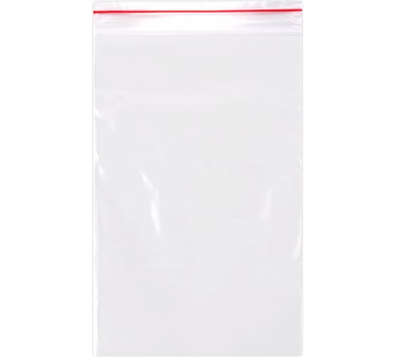 Изображение товара Прочные пакеты BRAUBERG EXTRA ZIP LOCK зиплок, комплект 100 шт, 15x20 cм, ПВД, 80 мкм 608177