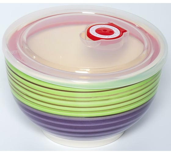 Изображение товара Салатник Elrington 750 мл, 140 мм, 6 шт в упаковке, с крышкой, упаковка - гофрокороб 139-27043