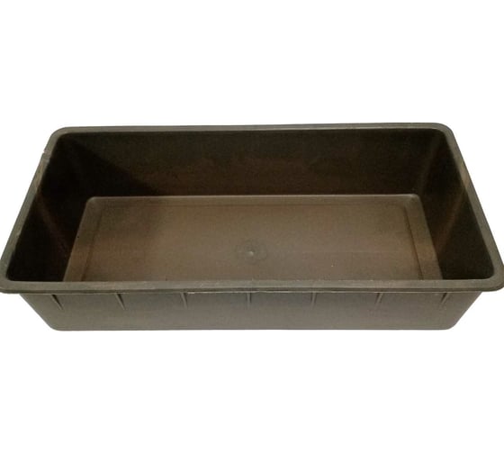 Изображение товара Ящик для рассады ООО Полимер-Фарм усиленный, 450x200x100 мм 4687202466986