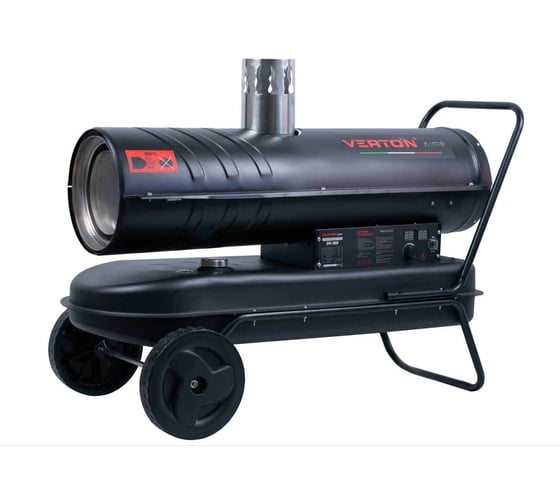 Изображение товара Дизельная пушка VERTON Air DH-36D (36кВт, 750м3/ч., 2,1л/ч, непрямой нагрев, дисплей, манометр, дизель/керосин) 01.12775.13448