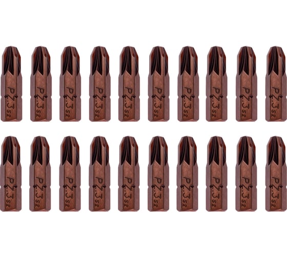 Изображение товара Бита PZ3, 25 мм, сталь - S2, 20 шт Mr. Logo C025PZ3-20