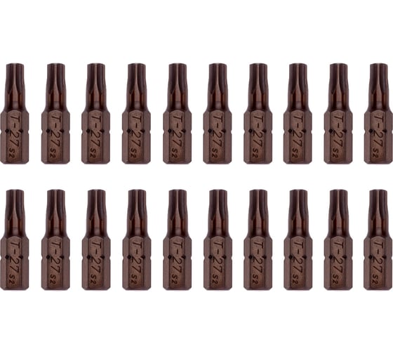 Изображение товара Бита T27, 25 мм, сталь - S2, 20 шт Mr. Logo C025T27-20