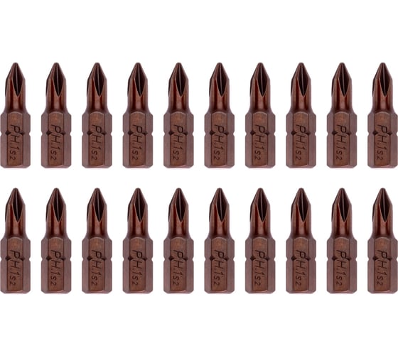 Изображение товара Бита PH1, 25 мм, сталь - S2, 20 шт Mr. Logo C025P1-20