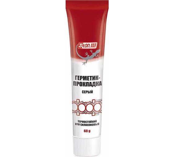 Изображение товара Автогерметик-прокладка 3ton ТР-101 серый 65 г 55257