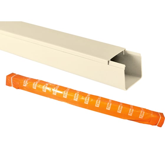 Изображение товара Кабель-канал TDM ELECTRIC 25x25 слоновая кость (50м) (2м/25шт в упак) SQ0402-0506