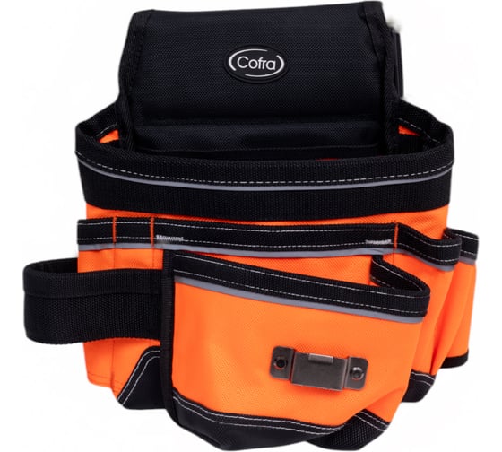 Изображение товара Поясная сумка для инструментов COFRA, усиленный ремень, оранжевый/черный, TC-4419PO