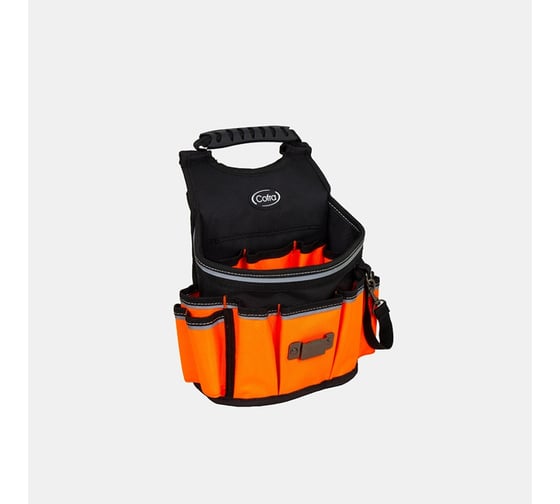 Изображение товара Поясная сумка для инструментов COFRA, оранжевый/черный, усиленный ремень, резиновая ручка, TC-4420PO