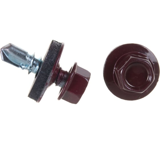 Изображение товара Кровельный саморез Госкреп 5,5x19 RAL 3005, красное вино, 60 шт., пл. конт. 280 мл 2-0018221