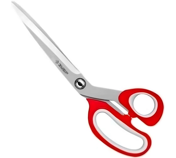 Изображение товара Изогнутые хозяйственные ножницы 230мм ЗУБР МАСТЕР 40442-24