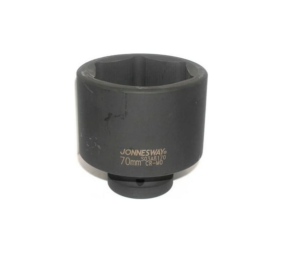 Изображение товара Головка торцевая ударная (6-гранная; 1"DR; 70 мм) Jonnesway S03A8170
