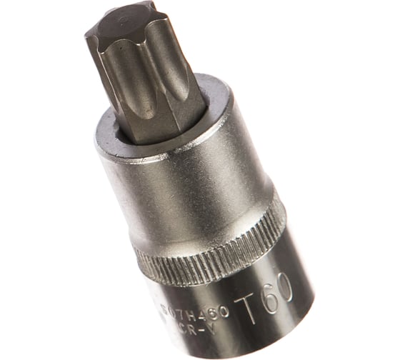 Изображение товара Головка торцевая со вставкой "TORX" (1/2"DR; T-60; 58 мм) Jonnesway S07H460