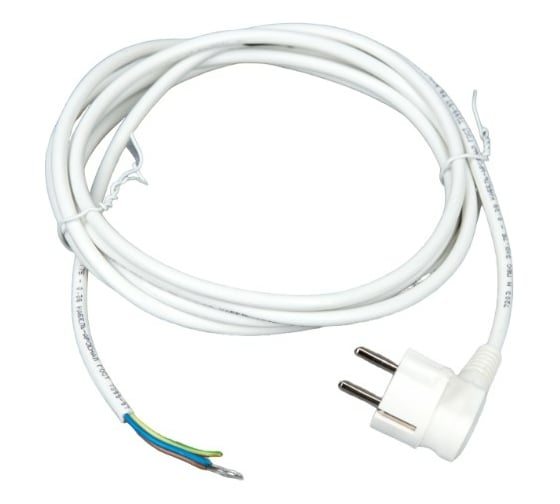 Изображение товара Шнур МПП УДЛИНИТЕЛЬ ПВС-ВП 3х0,75 L 1,5 м, белый 999000000002501