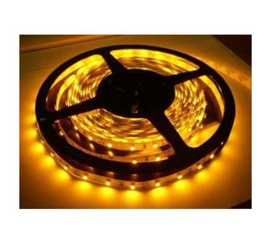 Изображение товара Светодиодная лента TDM ELECTRIC SMD5050-60-20-12-144-YE 60LED/м, IP20, 12В, 14.4Вт, желтый, SQ0331-0077