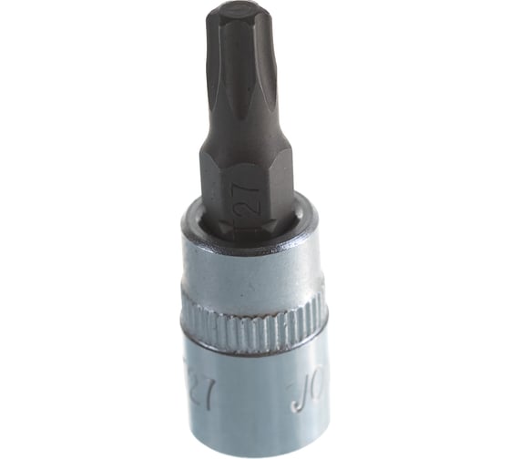 Изображение товара Головка торцевая со вставкой "TORX" (1/4"DR; T-27; 37 мм) Jonnesway S07H227