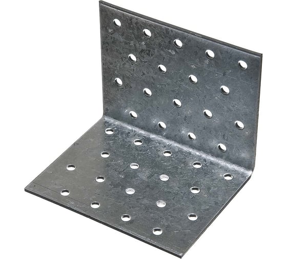 Изображение товара Крепежный равносторонний уголок ООО Техно-Сервис KUR-40x40x80 100 шт. KUR 40X80