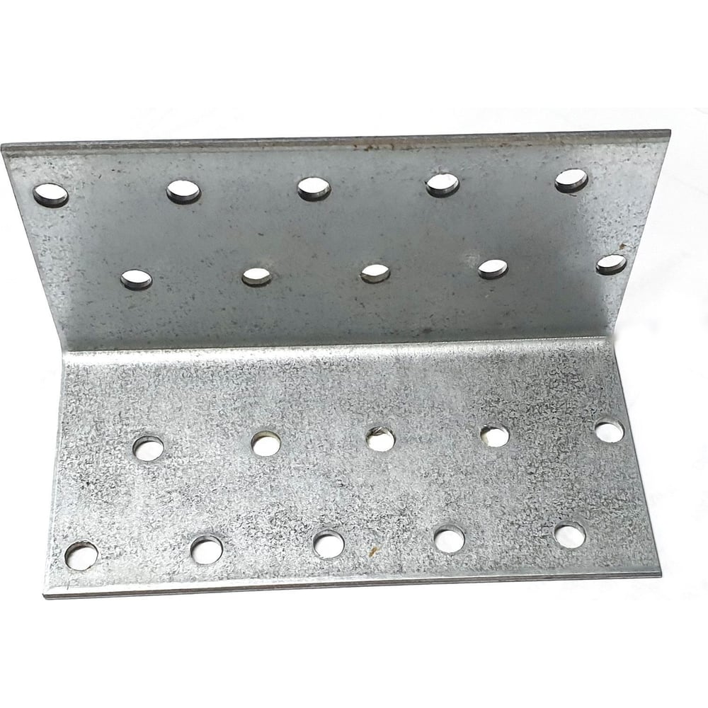 Изображение товара Крепежный равносторонний уголок KUR-60x160 из стали с покрытием цинк 25 шт