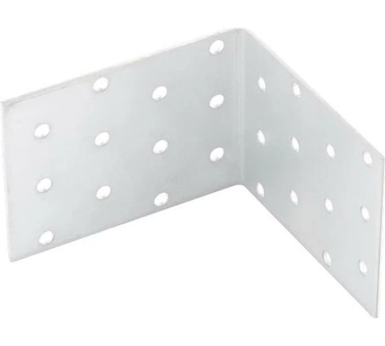 Изображение товара Крепежный равносторонний уголок ООО Техно-Сервис KUR-80x40 100 шт. KUR 80X40