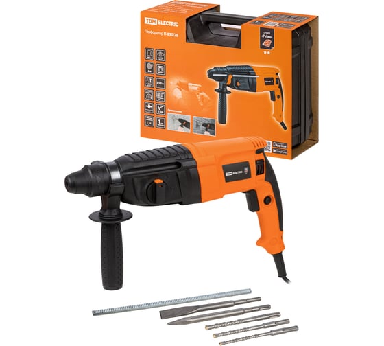 Изображение товара Перфоратор TDM ELECTRIC Рубин П-850/26, 850 Вт, 3 Дж, патрон SDS-Plus SQ1087-0103