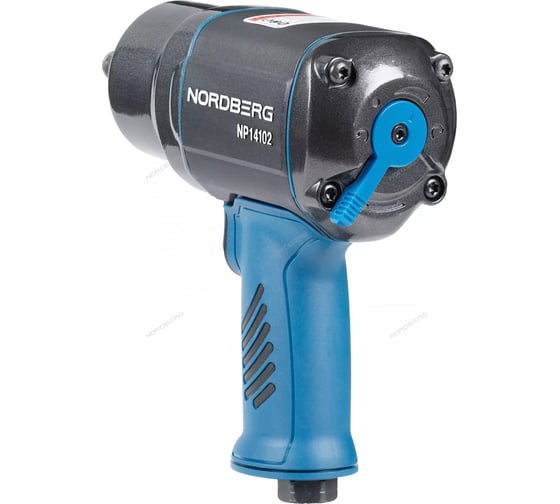 Изображение товара Ударный пневмогайковерт NORDBERG 1/2", 1300Нм, флажковый переключатель усилия NP14102