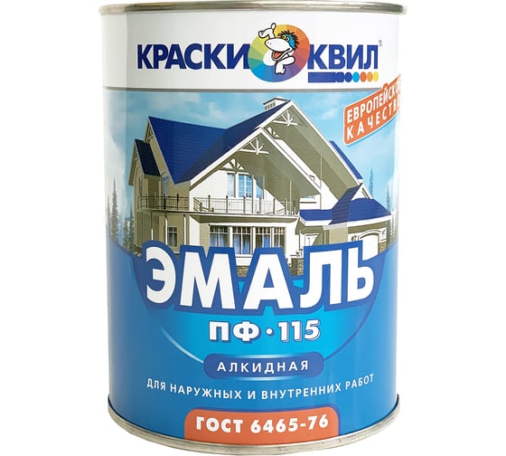 Изображение товара Эмаль Краски квил ПФ-115 (желтая; 20 кг) 4607023394893