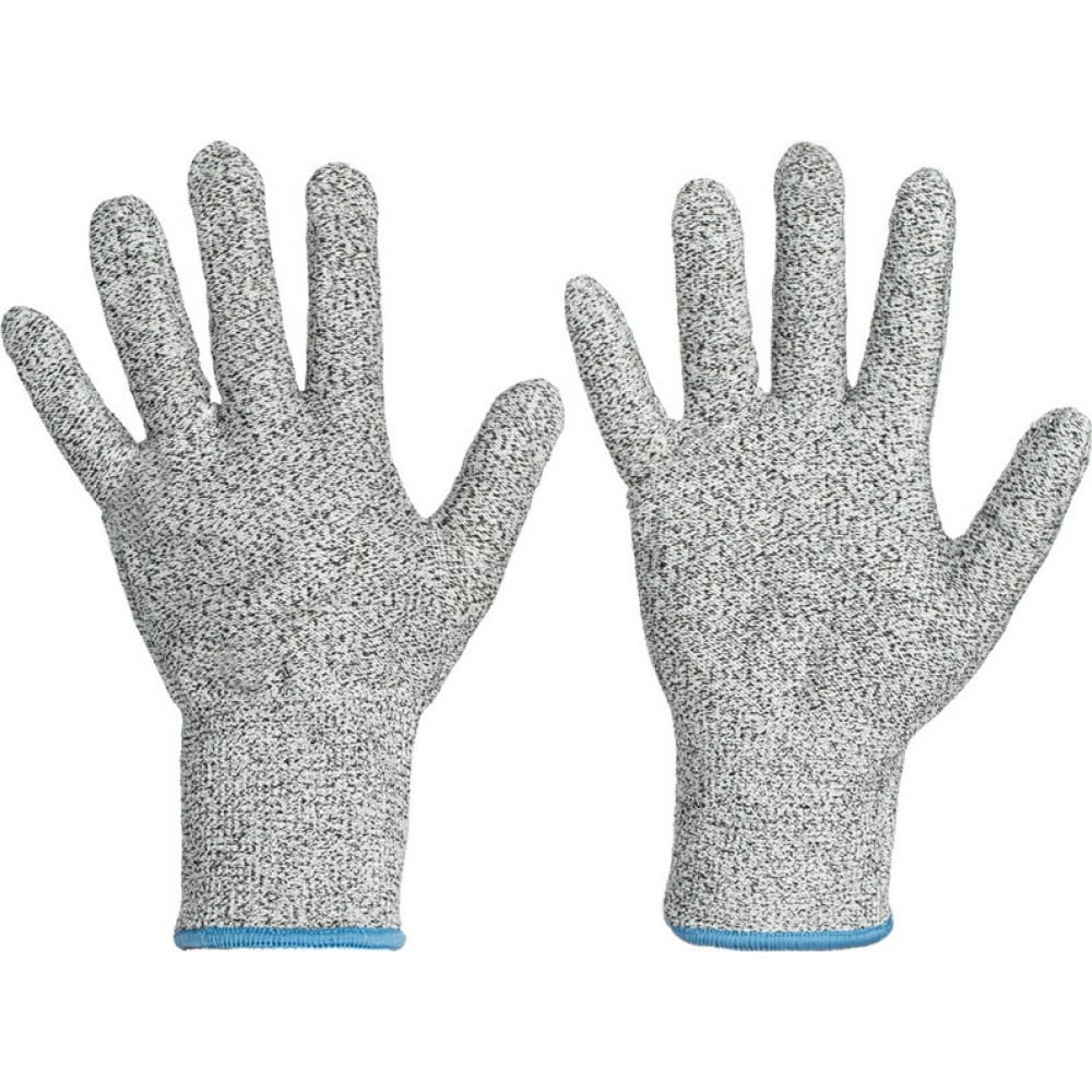 Перчатки для защиты от порезов ООО Комус, цвет серый, размер 10