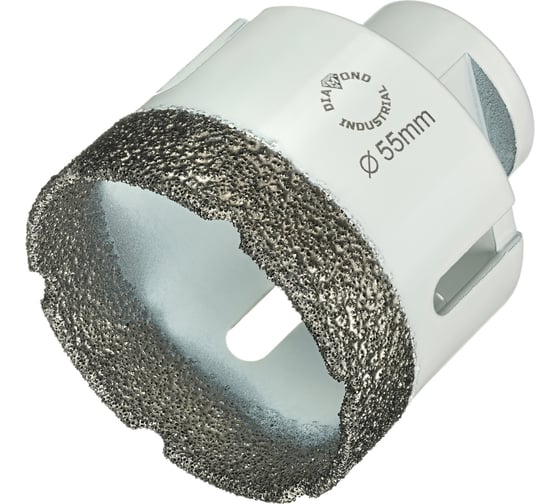 Изображение товара Коронка алмазная по керамограниту 55 мм, M14 на УШМ Diamond Industrial DIDKVP55M14