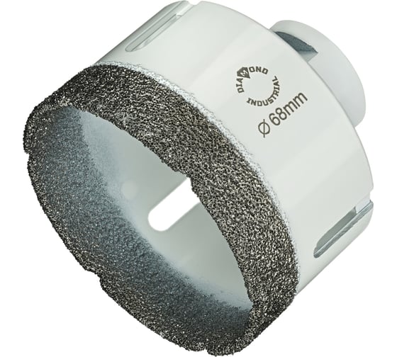 Изображение товара Коронка алмазная по керамограниту 68 мм, M14 на УШМ Diamond Industrial DIDKVP68M14