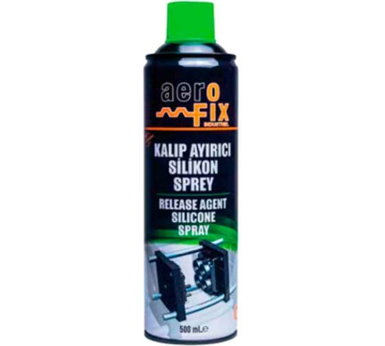 Изображение товара Разделительный силиконовый спрей для получения антиадгезивного покрытия в пресс-формах AEROFIX 500 мл 8680445751754