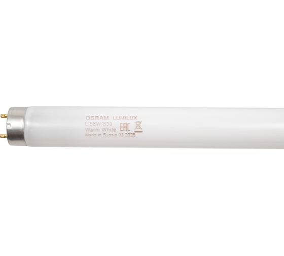 Изображение товара Линейная люминесцентная лампа Osram LUMILUX T8 58Вт 3000К G13 4058075692893
