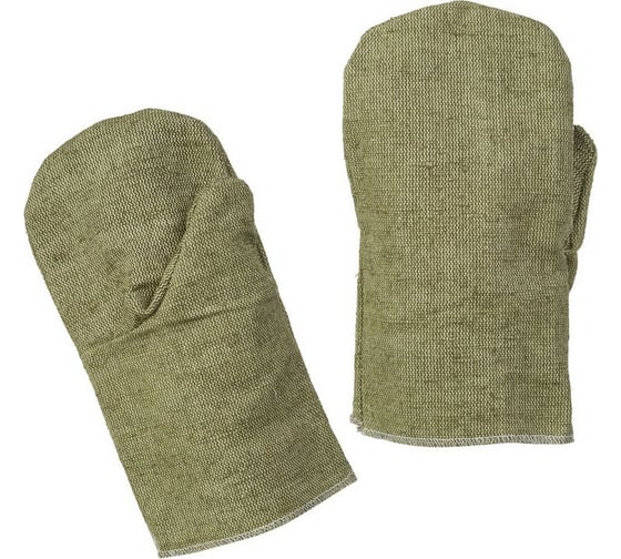 Изображение товара Рабочие рукавицы ООО Комус брезентовый наладонник, огнеупорная пропитка, 480 гкв.м, 10 пар 1193939