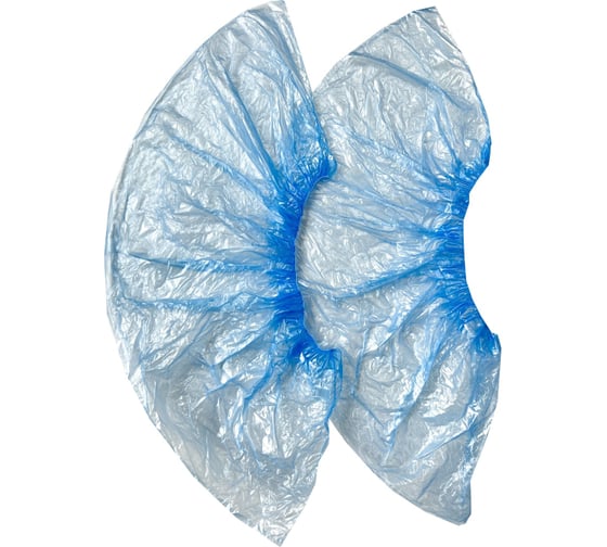 Изображение товара Бахилы ООО Комус Лайт, синий, 50 пар 1621679