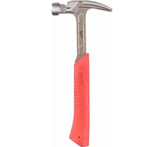 Изображение товара Стальной молоток Milwaukee с прямым гвоздодером 16 унций, 450 г 4932478653