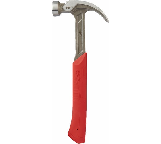 Изображение товара Стальной молоток Milwaukee с закругленным гвоздодером 16 унций, 450 г 4932478655