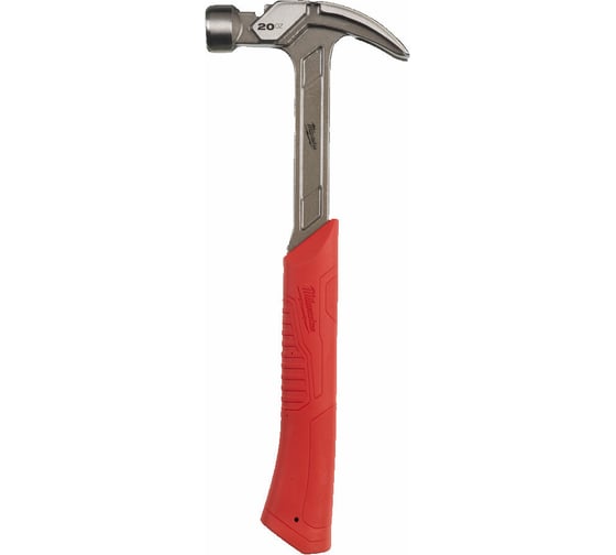 Изображение товара Стальной молоток Milwaukee с закругленным гвоздодером 20 унций, 570 г 4932478656