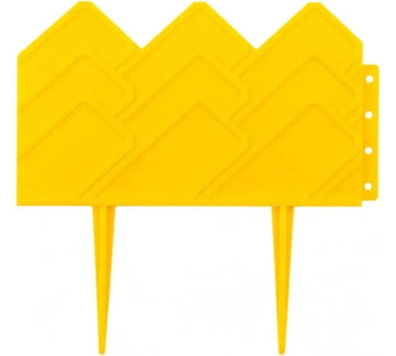 Изображение товара Бордюр для клумб Поли Сад Б-03 Бриз 14 см/3.1 м, желтый 14639