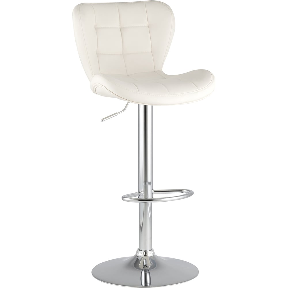 Изображение товара Современный белый барный стул Порше с регулировкой и поворотом