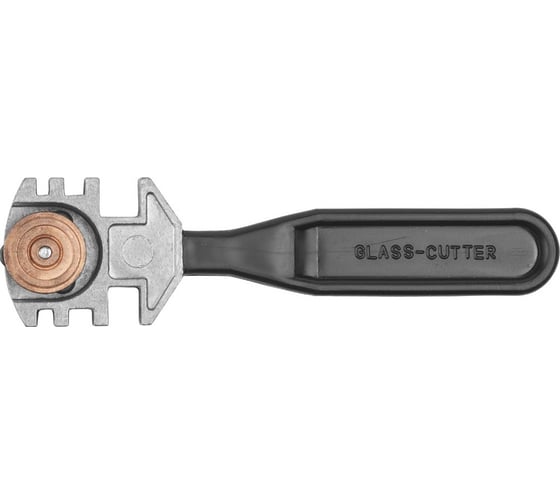 Изображение товара Роликовый стеклорез ЗУБР 3 режущих элемента пластмассовая рукоятка 3360_z01