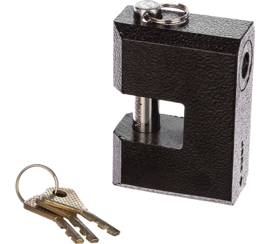 Изображение товара Навесной усиленный замок 90 мм ЗУБР МАСТЕР 3720-3_z01