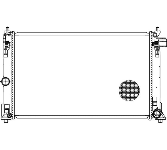 Изображение товара Радиатор охлаждения для автомобилей Toyota Corolla /C-HR 1.6i/2.0i LUZAR LRc 1990