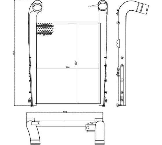 Изображение товара ОНВ для автомобилей Renault Trucks Magnum /Premium LUZAR LRIC 0914
