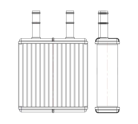 Изображение товара Радиатор отопителя для автомобилей Оtaka LUZAR LRh 3009