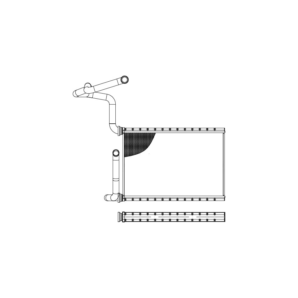 Изображение товара Радиатор отопителя для автомобилей Accord LUZAR LRh 2304