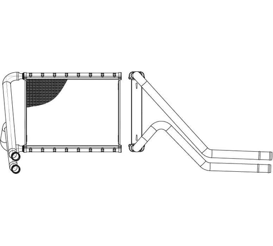 Изображение товара Радиатор отопителя для автомобилей Hyundai Santa Fe IV LUZAR LRh 0838