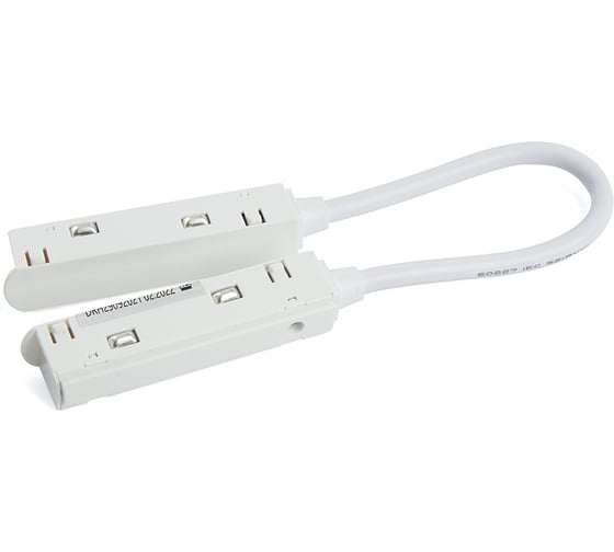 Изображение товара Соединитель-коннектор для низковольтного шинопровода FERON белый, LD3002, 41972